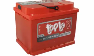 Czerwony akumulator Topla, 12V 60Ah 600A. Czy wolisz czerwony czy niebieski?