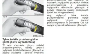 Jak włączyć światła przeciwmgielne tylne Toyota Yaris - prosta instrukcja obsługi