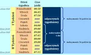 Ile cykli pracy kierowcy jest dozwolonych? Przepisy i konsekwencje naruszeń
