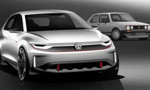 Nowoczesny i klasyczny Volkswagen GTI, pokazujący ewolucję designu.