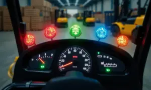 Kontrolki w wózku widłowym Toyota: Znaczenie i interpretacja