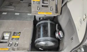 Gdzie jest zbiornik LPG w Toyota Sienna - lokalizacja i pojemności zbiorników