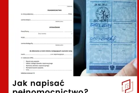 Jak napisać upoważnienie do wyrejestrowania samochodu krok po kroku
