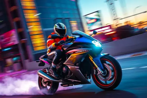 Adrenalina na motocyklu i w darmowych grach
