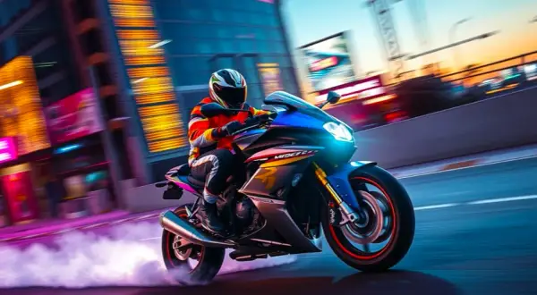 Adrenalina na motocyklu i w darmowych grach