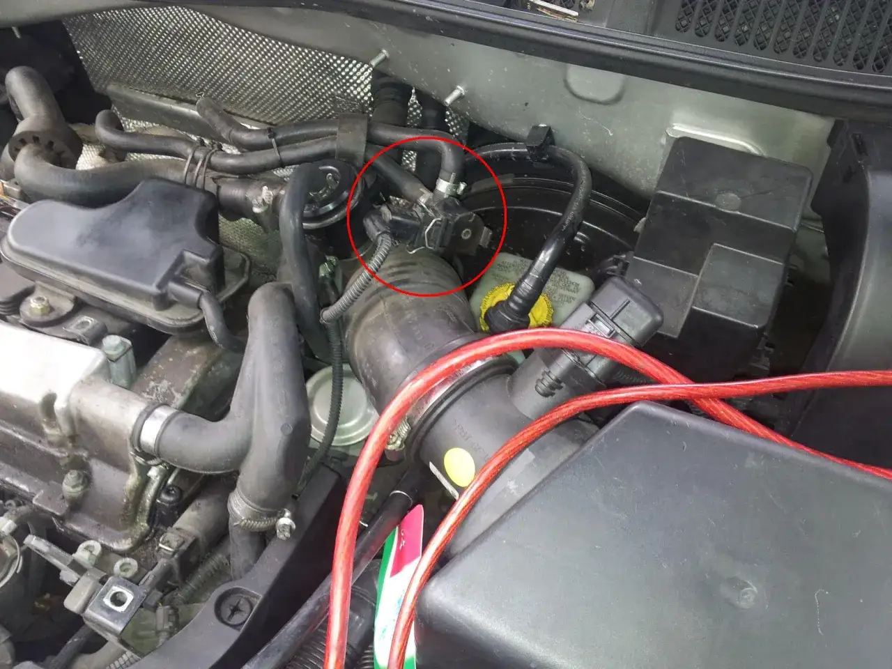 Zdjęcie Lokalizacja czujnika temperatury silnika w Audi A3 8P - poradnik